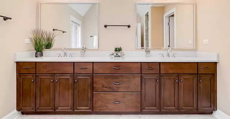 Bathroom Cabinet Renovation in Salina